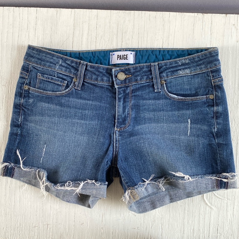 PAIGE Jimmy Jimmy Denim Shorts